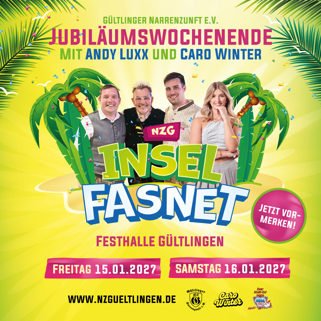 Inselfasnet 16. Januar 2027